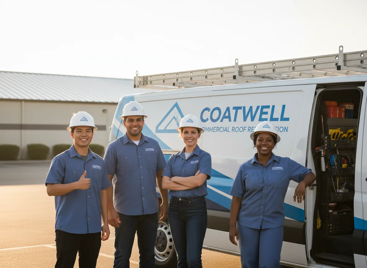 Commercial roof coating company in Quemado, TX